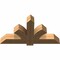 Ekena Millwork Redmond Smooth Timber Gable Bracket, Western Red Cedar, 48"W x 26"H x 5 1/2"D x 5 1/2"F, 13/12 Pitch GBW048X26X0606RED00SWR - alternate 5